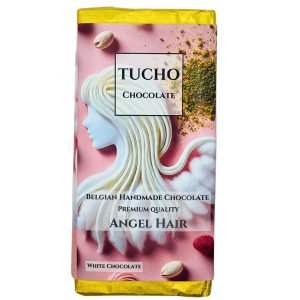 Tucho Chocolate Bar Angel Hair Belgian Chocolate Premium Quality 185G/7oz
